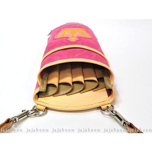 JAJABOON（ジャジャブーン） 王冠 シザー ケース ピンク × ゴールド 5
