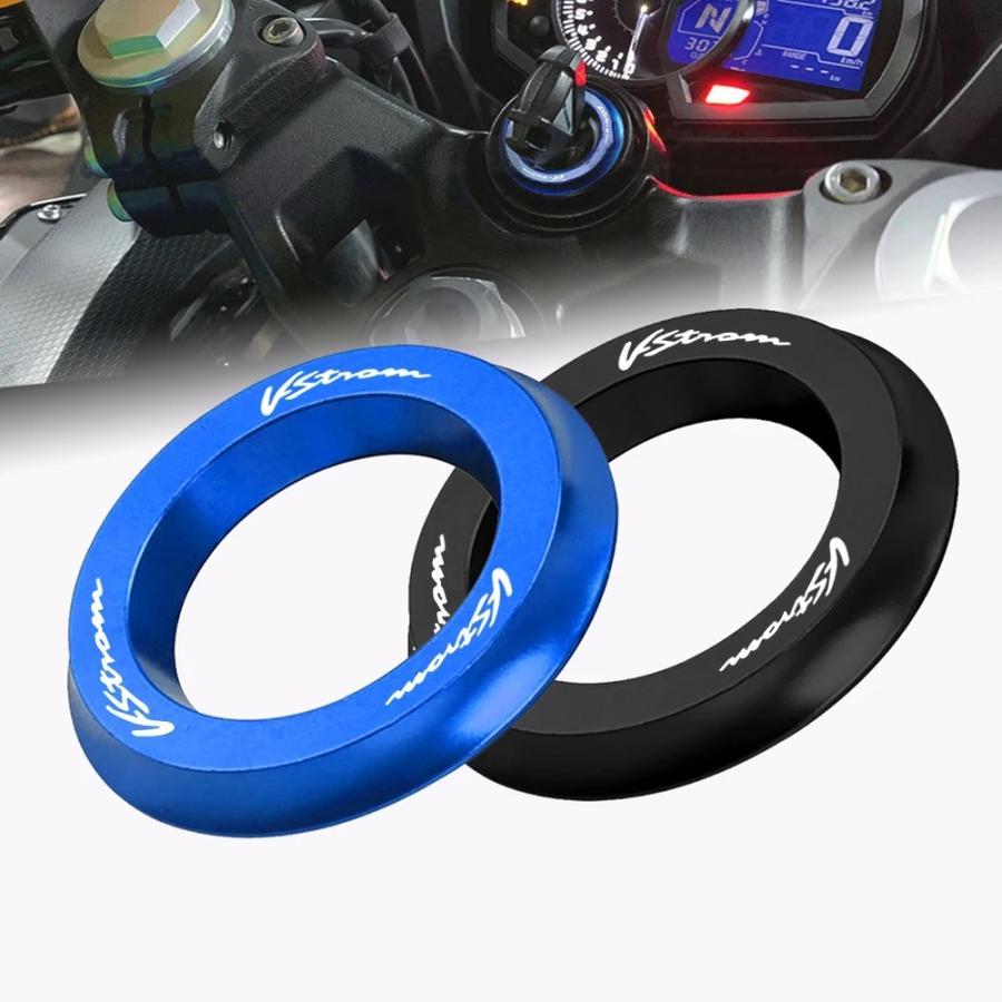 スズキ DL1000 VStrom DL250 DL650 VSTROM バイク イグニッション カバー キー スイッチ Ring エイ