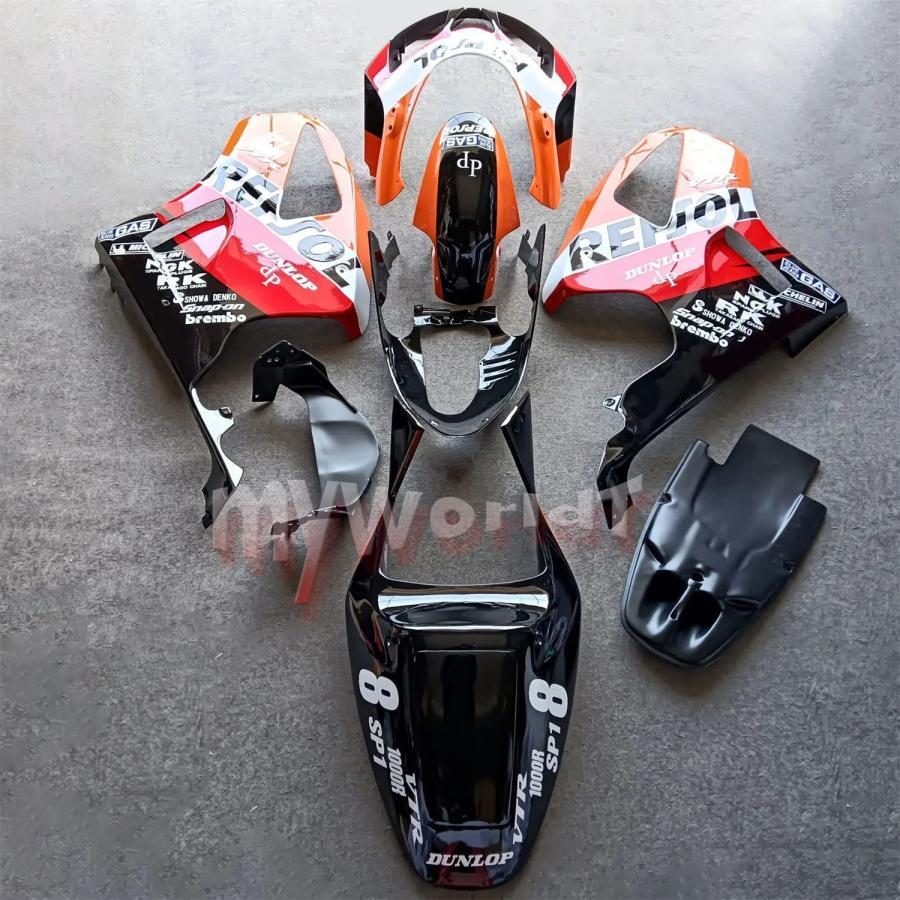 フィット ホンダ VTR1000 SP1 SP2 RC51 RVT 2000年 - 2006年 バイク ABS フェアリング キット ボディwork パネル セット VTR 1000 SP VTR1000SP｜jajamaruhonpo｜02