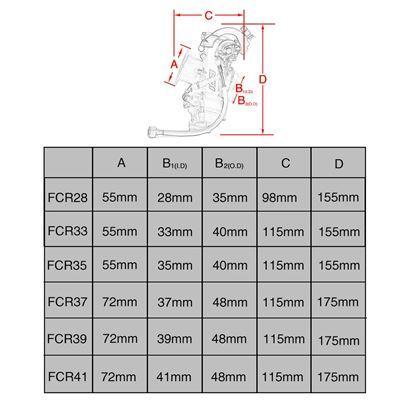 FCR28 3133 35 37 39 40 41MM KIEHIN FCRキャブレターFCR39 FOR CRF450/6｜jajamaruhonpo｜11