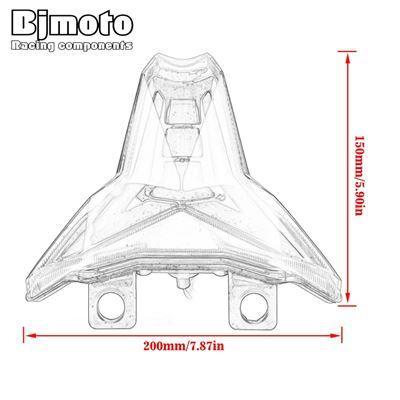 カワサキ Z1000 ニンジャZX10R/ZX10RR ニンジャ250 ニンジャ400用 テールライト LEDブレーキライト ウインカー バイクパー｜jajamaruhonpo｜09