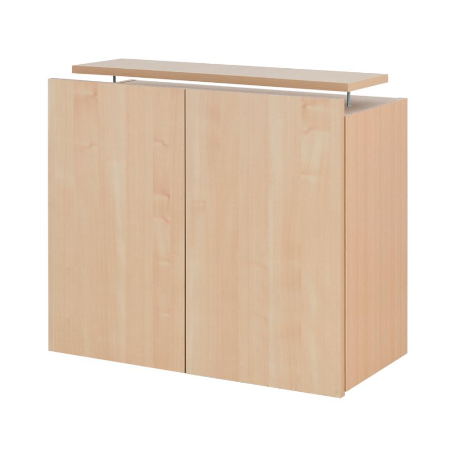 (専用オプション品)壁面システム収納ラック 璧 専用セミオーダー上置き ハイタイプ 幅84cm×奥行30.7cm×高さ63〜90cm 壁面収納 専用上置き 日本製 | 充英アート | 01