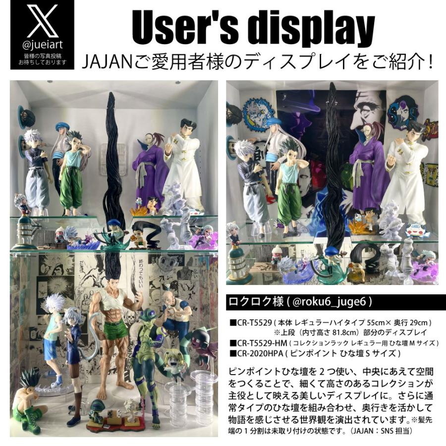 JAJAN 専用オプション品 フィギュアラック ザ サード 奥行39cm・29cm