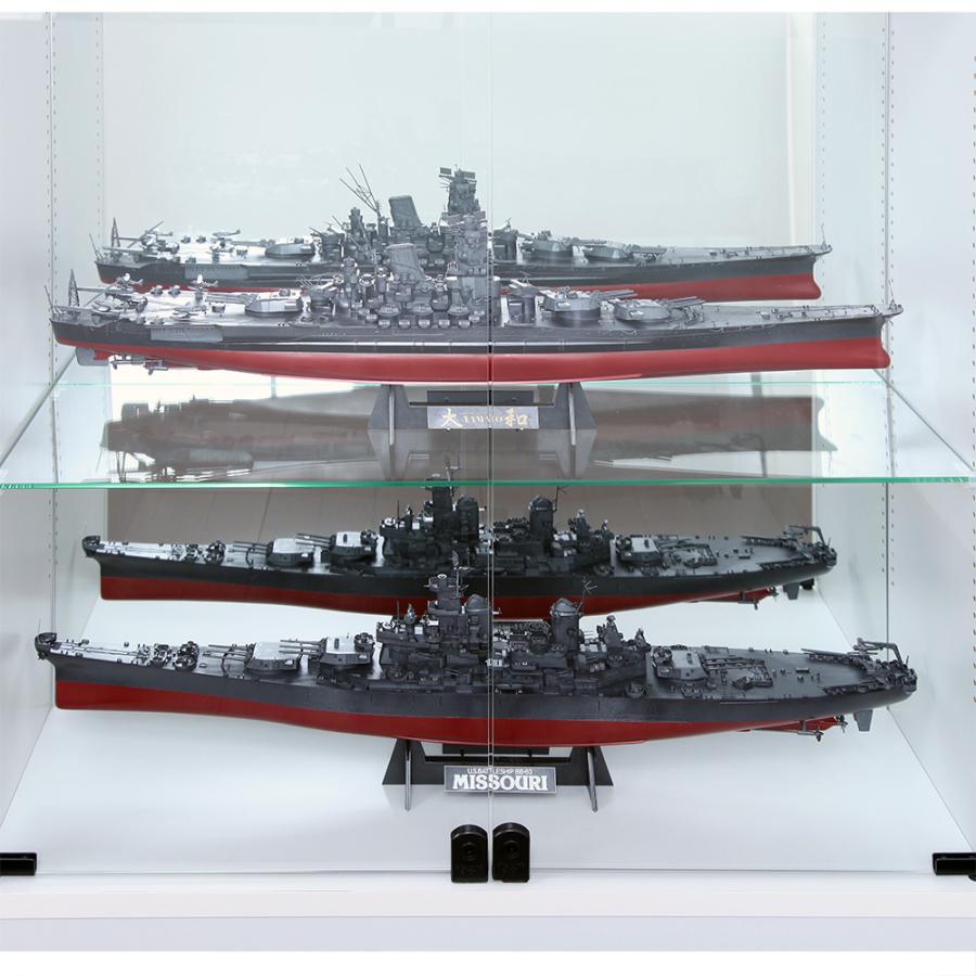 ミラーセット ( ミラー2枚組 ＋ 本体ハイタイプ 開き戸 幅83cm 奥行