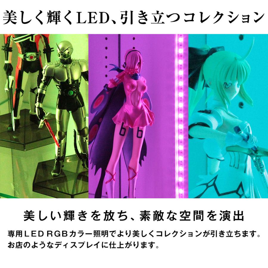 JAJAN RGB LEDセット ( LED ＋ 本体ハイタイプ 開き戸 幅83cm 奥行29cm