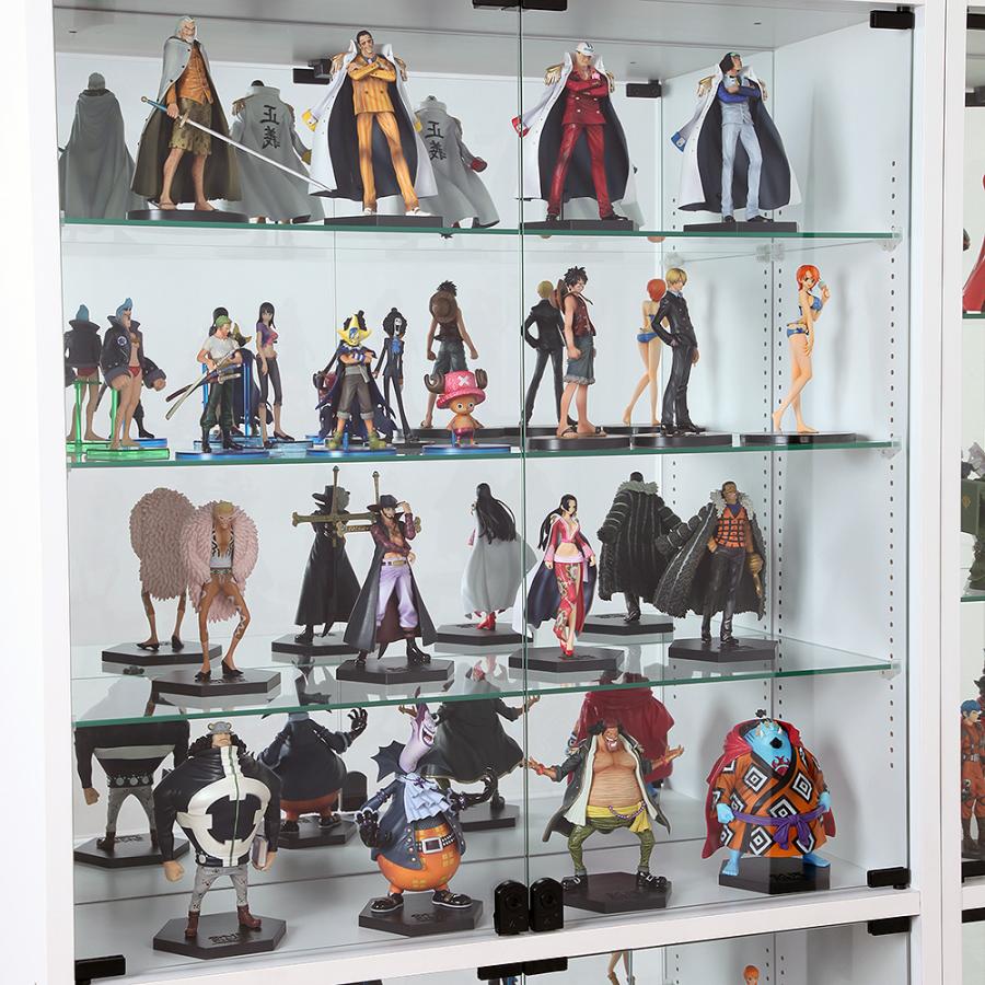 ミラー 上置きセット ( 上置ハイ ＋ ミラー2枚 本体ハイタイプ 開き戸