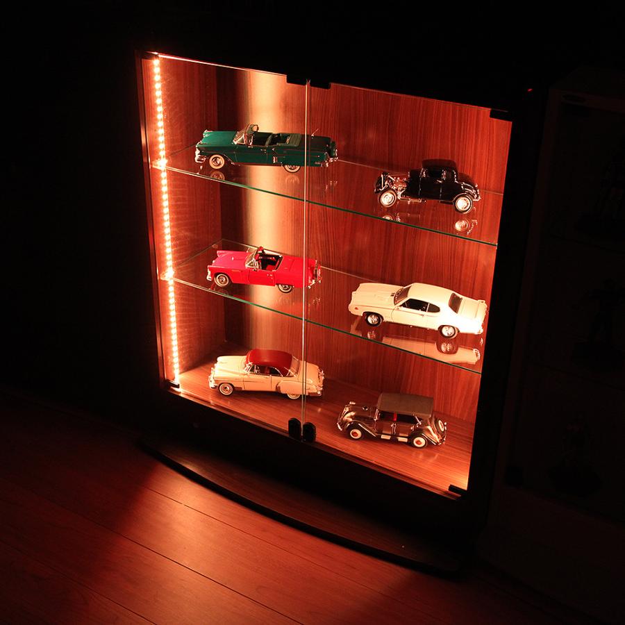 JAJAN RGB LEDセット ( LED ＋ 本体ロータイプ 開き戸 幅83cm 奥行39cm