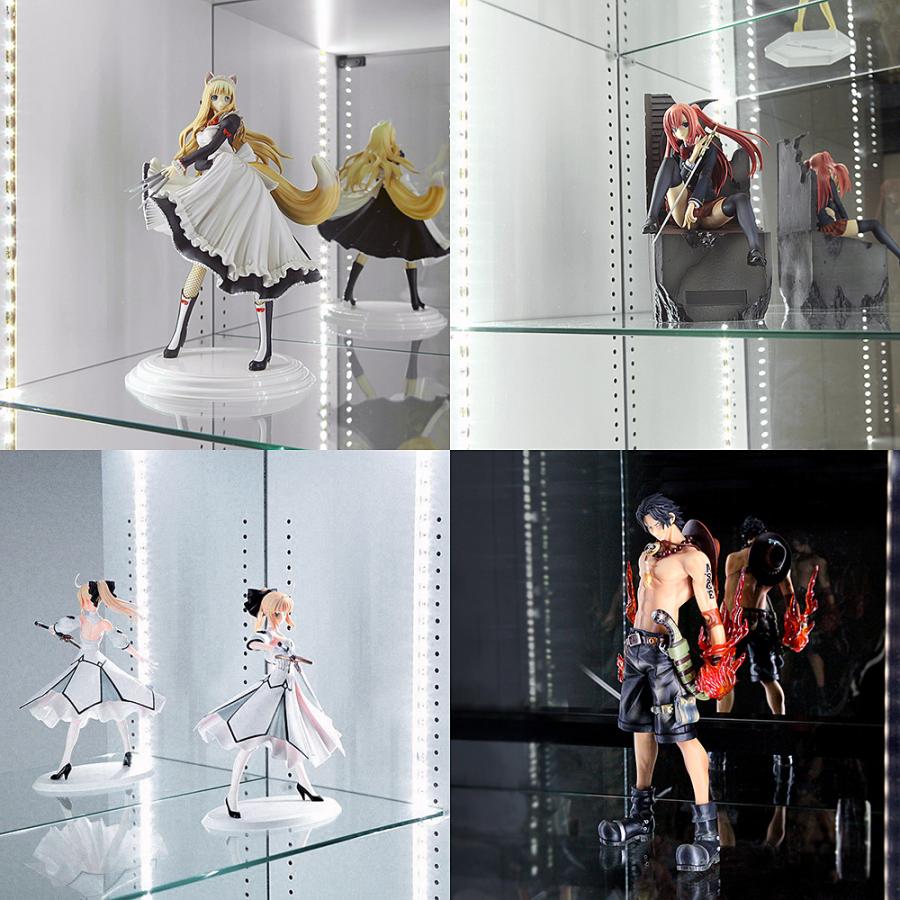 JAJAN フルセット ( ホワイト LED ＋ 上置ロー ミラー2枚 本体ハイ