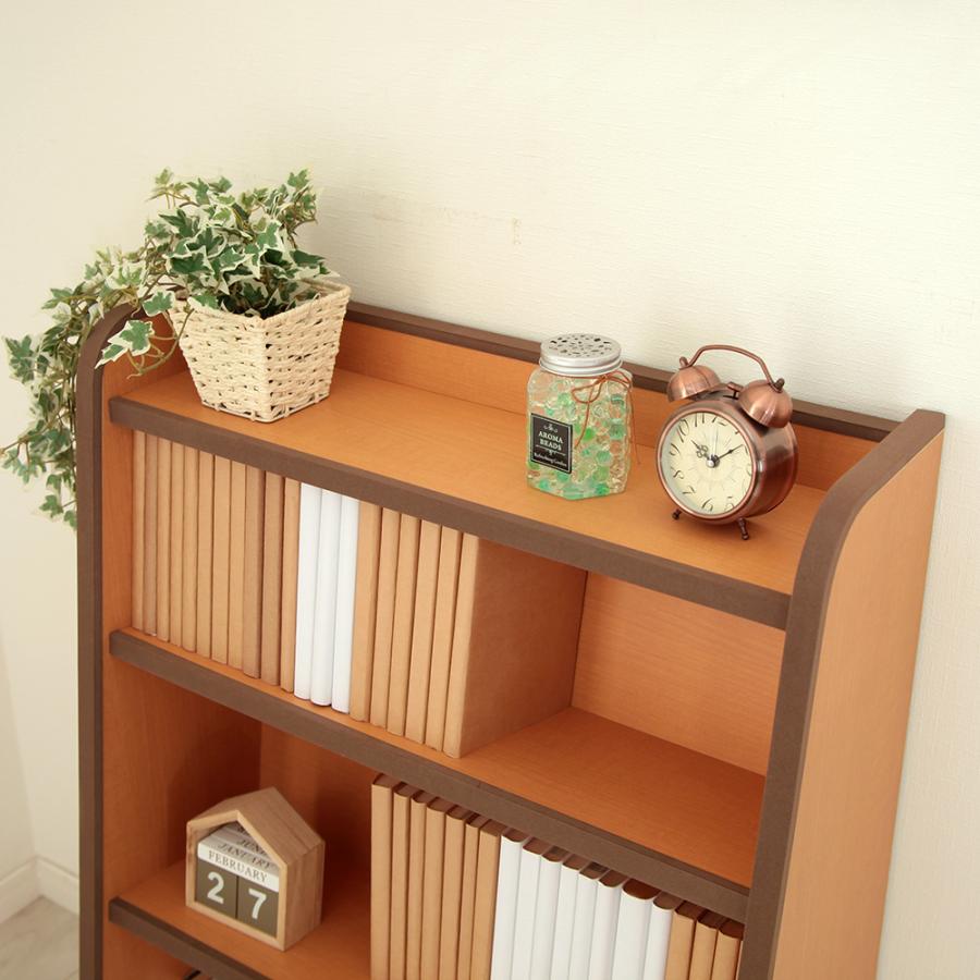 時代本収納家具 扉裏まで収納できる大容量のコミック・DVD収納ラック（本棚/書棚