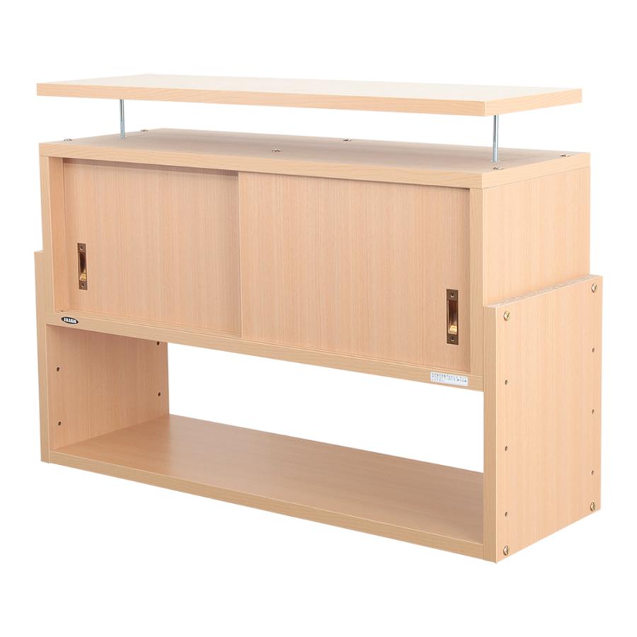 地震だ! 充英アート 耐震つっぱりラック じしん作くん 幅86cm 奥行44cm