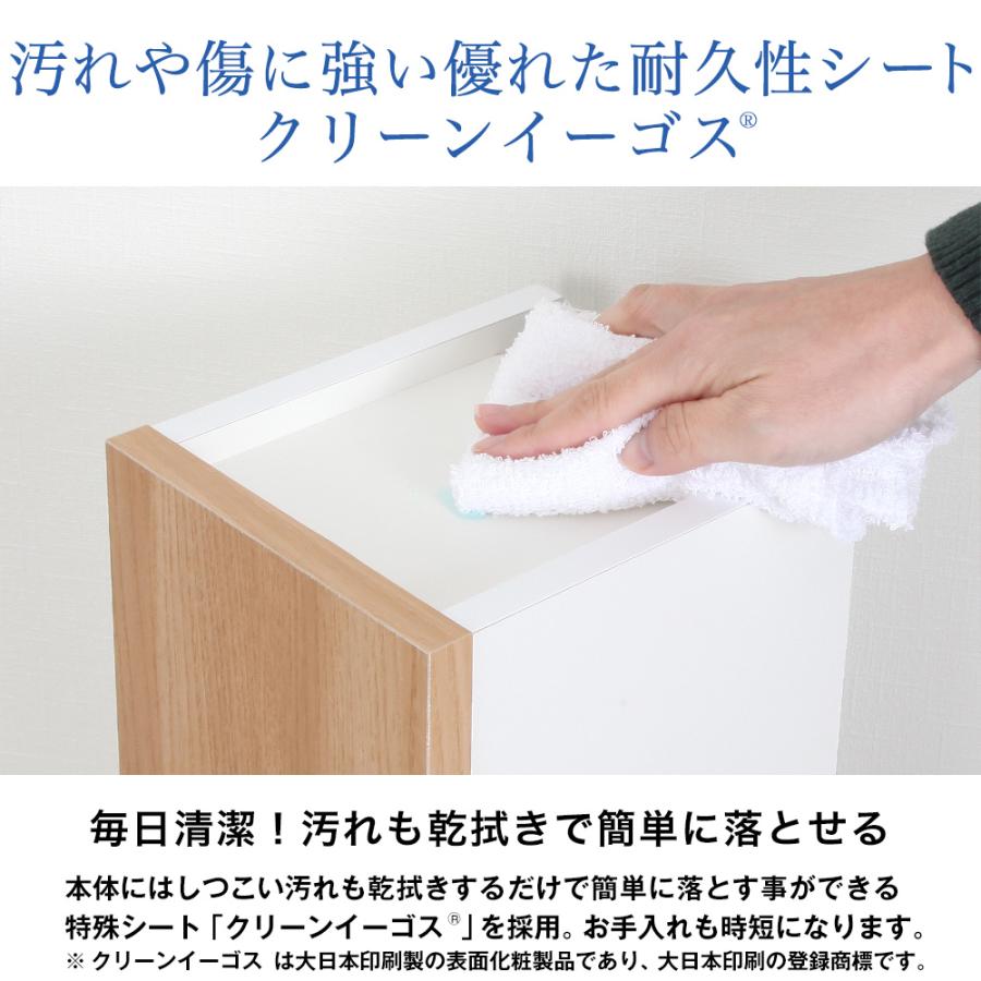 充英アート 日本製 トイレ 隙間収納棚 Scott スコット 幅16cm×奥行19.5