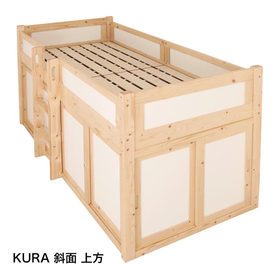 IKEA KURA ロフトベッド（スノコ付き） Ikea Kura子供用ベッド用ロフトベッドスライド / 交換可能なパーツ付き