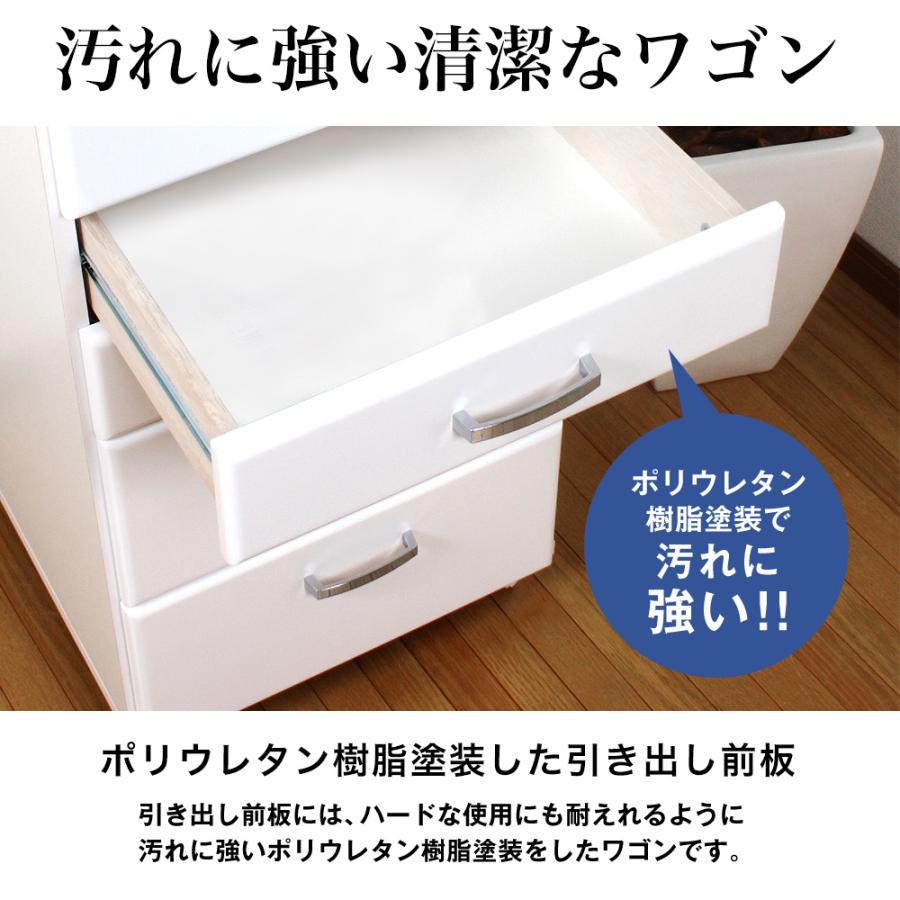 マルチキャビネット 幅35cm×奥行55cm ロングタイプ 完成品 ワゴン 歯科用 病院 医院 施設 ステンレス 作業台 開業 日本製 ステンレストップ | 充英アート | 02
