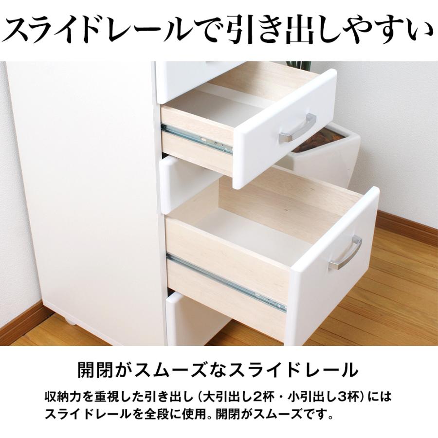 マルチキャビネット 幅35cm×奥行55cm ロングタイプ 完成品 ワゴン 歯科用 病院 医院 施設 ステンレス 作業台 開業 日本製 ステンレストップ | 充英アート | 03