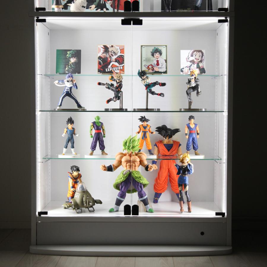 充英アート ユニール専用オプション ガラスひな壇 Sサイズ 幅83cm 奥行