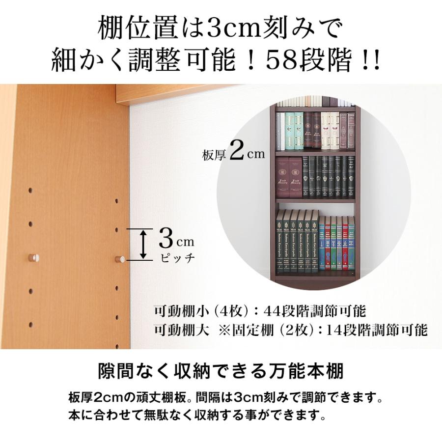 充英アート 5連結セット 横連結本棚ふえるくん 本体 幅215cm 奥行29cm