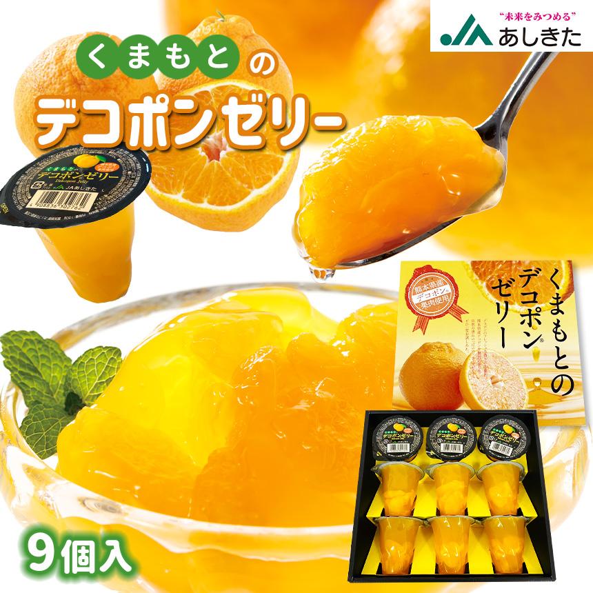 くまもとのデコポンゼリー9個入 JAあしきた 熊本産 フルーツ