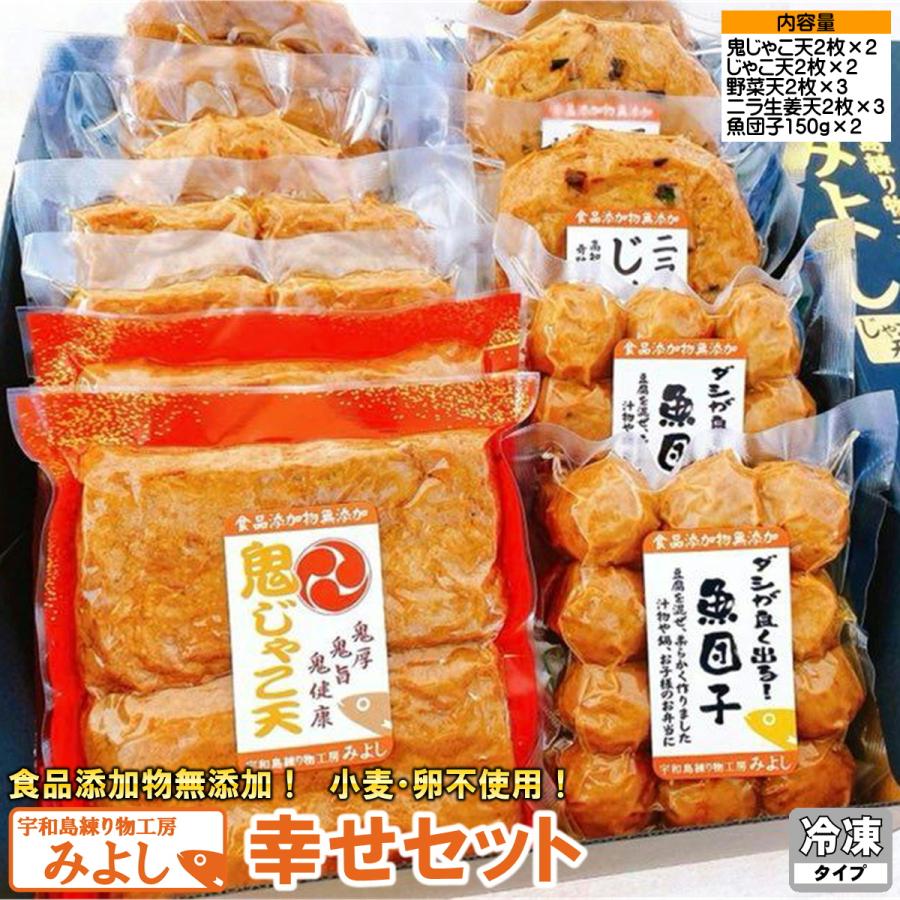 幸せセット 無添加じゃこ天 宇和島練り物工房みよし 贈答用ギフトセット | 