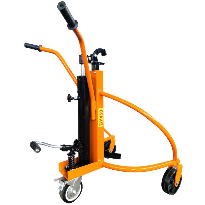 ドラム缶リフト ドラム缶運搬車 ドラム缶用移動リフト 耐荷重450kg