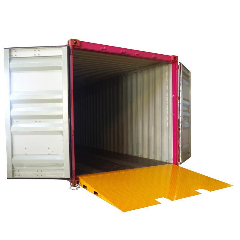 フォークリフトスロープ コンテナスロープ 耐荷重8t プラット