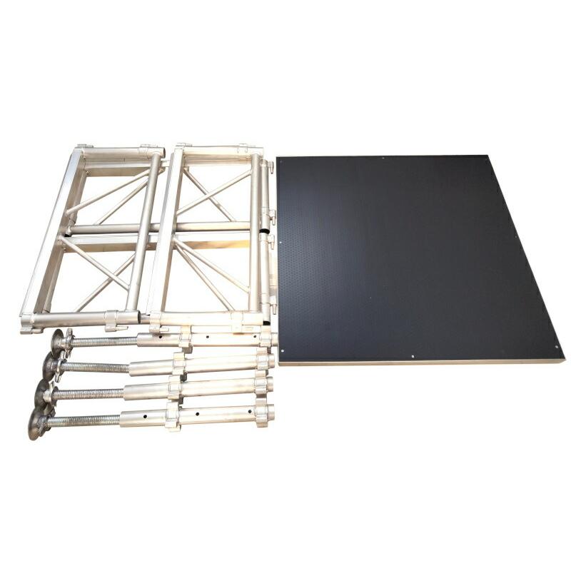 イベントステージ 3x6m 折りたたみ アルミ ステージセット 軽量 組立