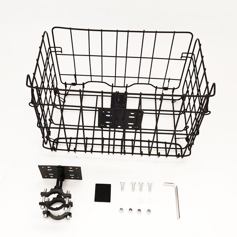 自転車用 前かご フロントバスケット ワイヤーバスケット 軽量カゴ