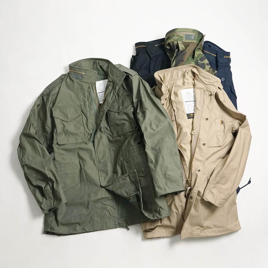 アルファ インダストリーズ ALPHA M-65 フィールドジャケット ｜ メンズ 大きいサイズ BIGSIZE M65 FIELD JACKET INDUSTRIES M-51後継モデル ミリタリー グリー｜jalana｜21