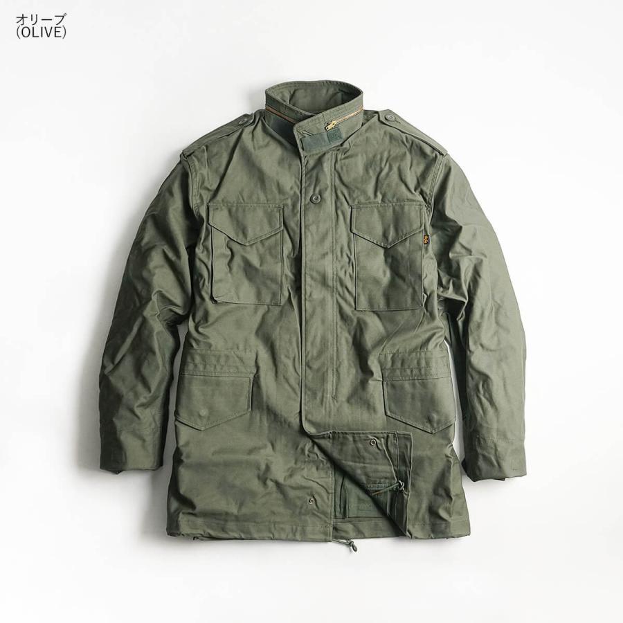 アルファ インダストリーズ ALPHA M-65 フィールドジャケット ｜ メンズ 大きいサイズ BIGSIZE M65 FIELD JACKET INDUSTRIES M-51後継モデル ミリタリー グリー｜jalana｜09