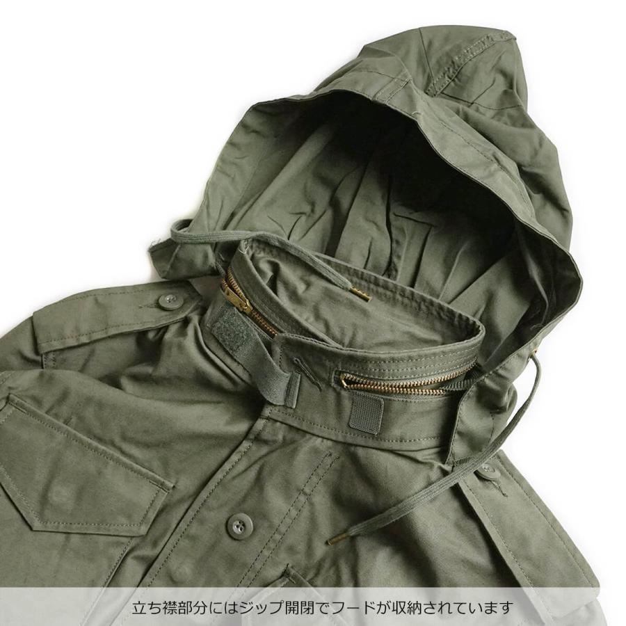 アルファ インダストリーズ ALPHA M-65 フィールドジャケット ｜ メンズ レギュラーサイズ M65 FIELD JACKET INDUSTRIES M-51後継モデル ミリタリー グリーン｜jalana｜16