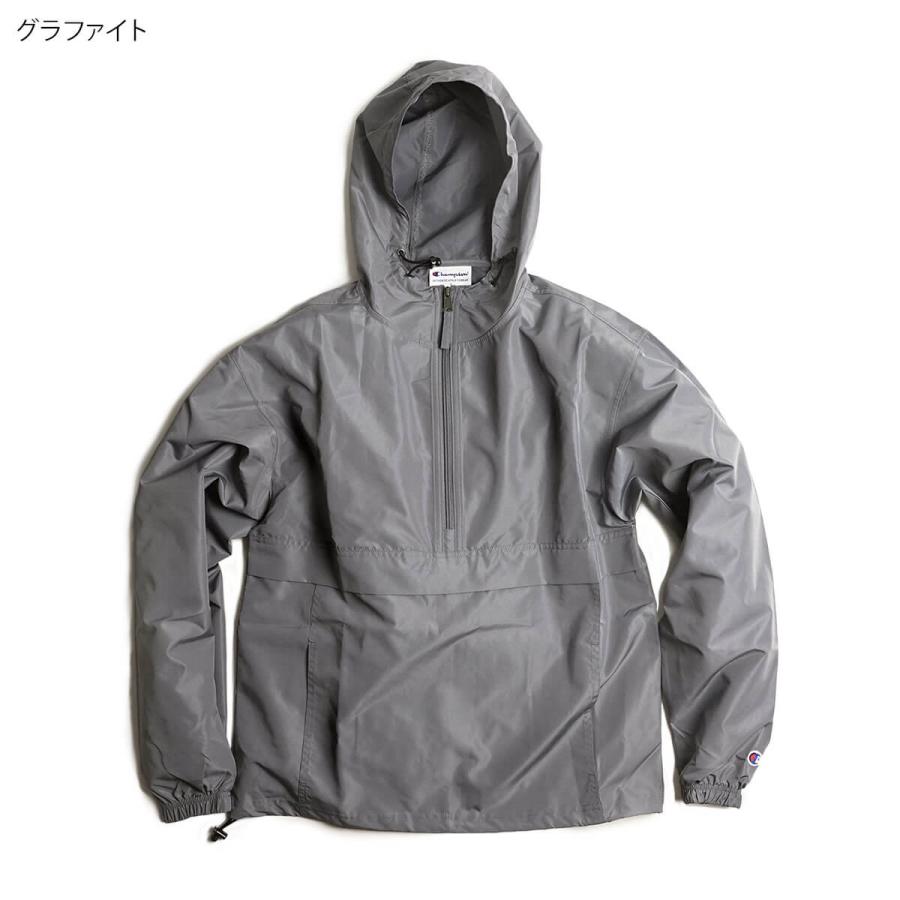 チャンピオン Champion #CO200 パッカブル アノラック ジャケット ｜ PACKABLE ANORAK JACKET ナイロンパーカー メンズ ウインドブレーカー プルオーバー フー｜jalana｜08