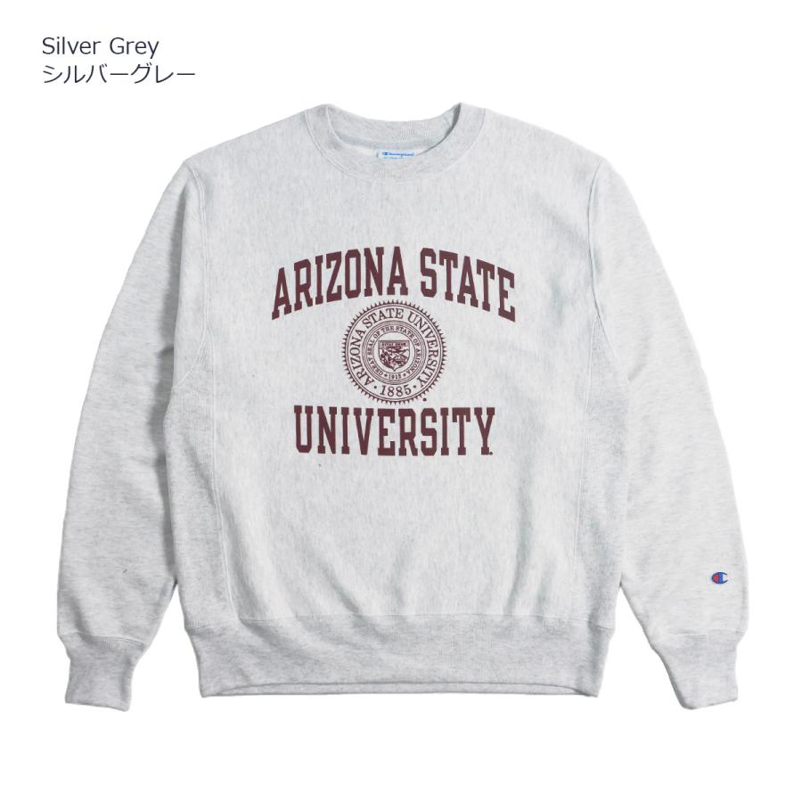 ARIZONA STATE UNIVERSITY オフィシャル クルーネック カレッジスウェット チャンピオン リバースウィーブメンズ S-XXL Champion アリゾナ州立大学｜jalana｜05