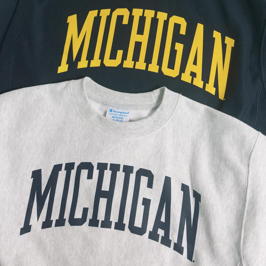 Champion UNIVERSITY OF MICHIGAN オフィシャル クルーネック Champion UNIVERSITY OF MICHIGAN オフィシャル クルーネック