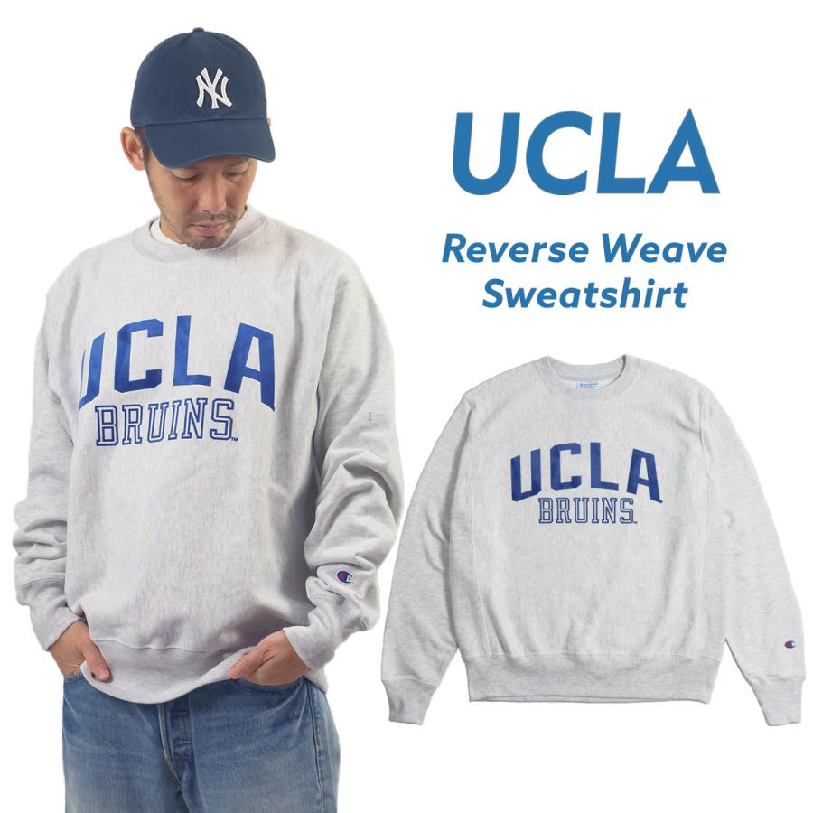 Champion UCLA オフィシャル クルーネック カレッジスウェット Champion UCLA オフィシャル クルーネック カレッジスウェット