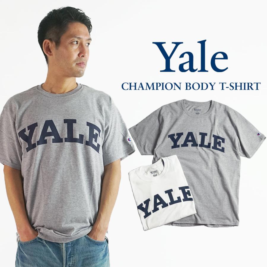 Champion YALE オフィシャルロゴTシャツ チャンピオンボディメンズ S  