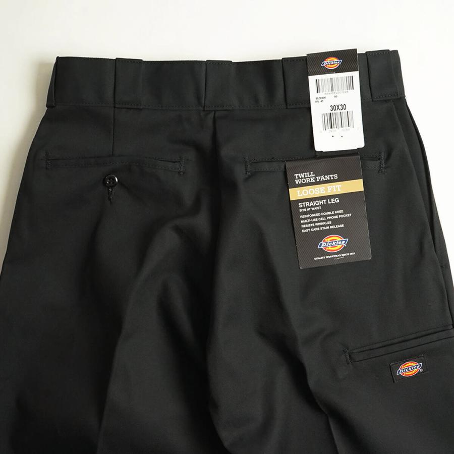 ディッキーズ Dickies 85283 ルーズフィット ダブルニー ワークパンツ ｜ メンズ ウエスト28-44 レングス30-32 TCツイル ボトムス パンツ シンプル カジュアル｜jalana｜24