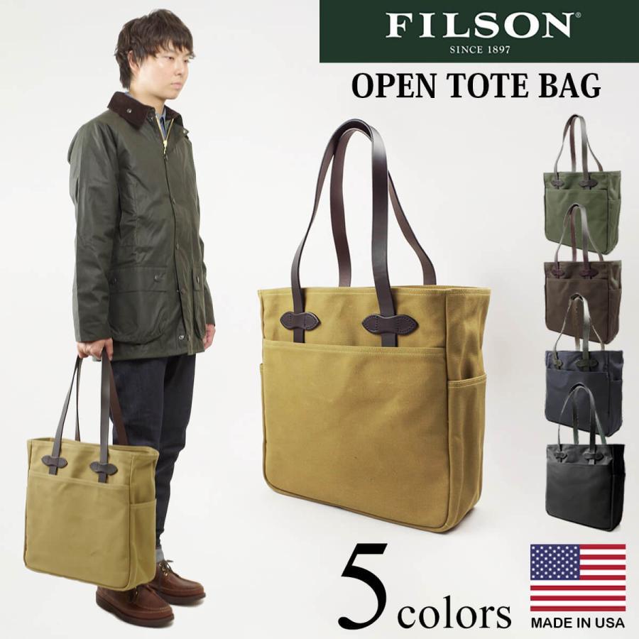 FILSON フィルソン TOTE オープン トート バッグ OPEN 定番 ｜ メンズ 