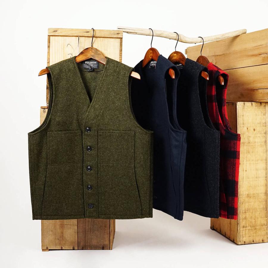 フィルソン Filson マッキーノ ウール ベスト アメリカ製 米国製 Mackinaw Wool Vest Filson Vst Mkn Chr Jalana ジャラーナ 通販 Yahoo ショッピング