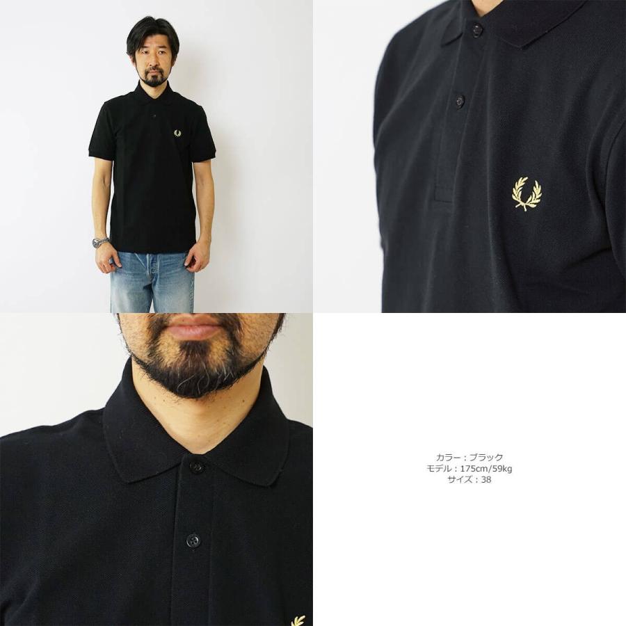 フレッドペリー FRED PERRY M3 オリジナル フレッドペリーシャツ 半袖 ポロシャツメンズ 36-46サイズ THE ORIGINAL SHIRT 英国製 イングランド製 鹿の子｜jalana｜09