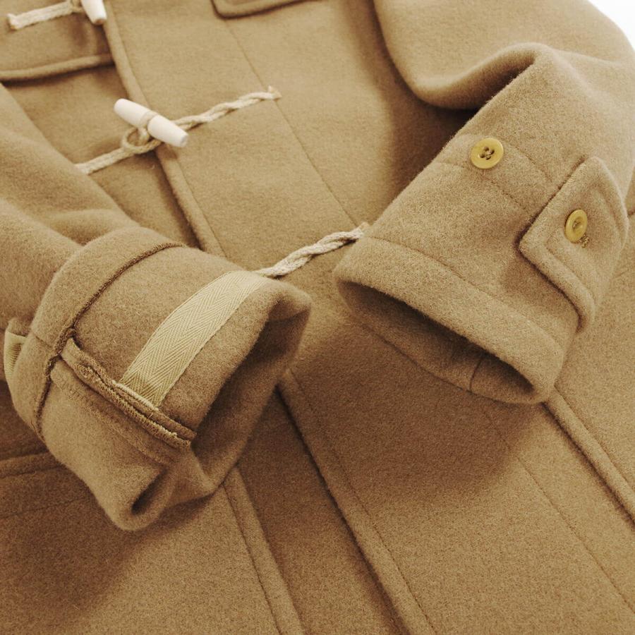 Gloverall グローバーオール ハーフ丈ダッフルコート キャメル おトク情報がいっぱい