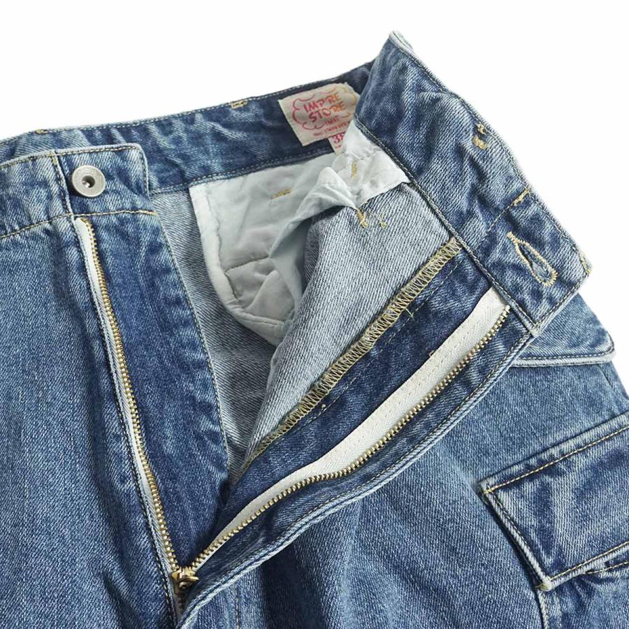 インプレストア IMPRESTORE フェスタ― デニムカーゴパンツ インディゴ 