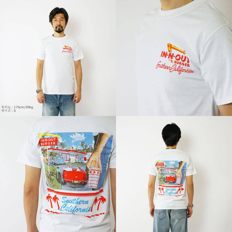 インアンドアウトバーガー 半袖 Tシャツ 1990 ’57 ベト ホワイト メンズ S-XXL In-N-Out Burger ご当地Tシャツ 海外買い付け｜jalana｜10