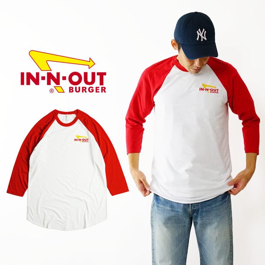 インアンドアウトバーガー ベースボールtシャツ メンズ S Xxl In N Out Burger ラグラン ご当地tシャツ 海外買い付け Inotbg Basltee Jalana ジャラーナ 通販 Yahoo ショッピング
