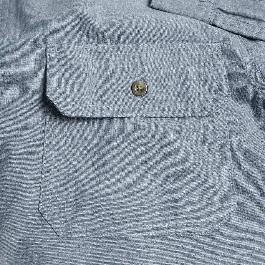 KEY キー シャンブレー 長袖 シャツ517-45 メンズ S-XXL ワークシャツ