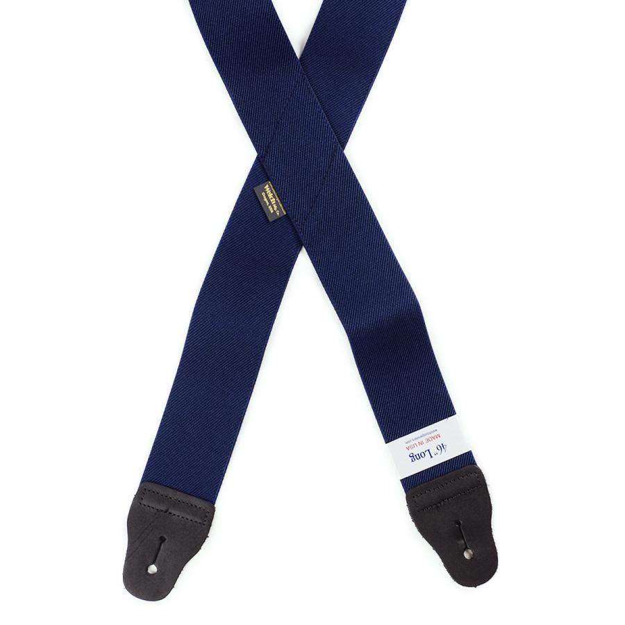 PRISO BLUES サスペンダー ネイビー PRISON BLUES（プリズンブルース） レザーエンドサスペンダー ブルー