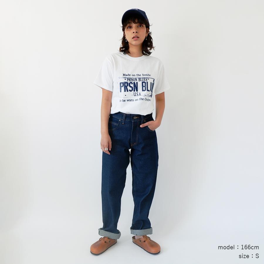 PRISON BLUES（プリズンブルース） 半袖 USA プレートロゴ Tシャツ