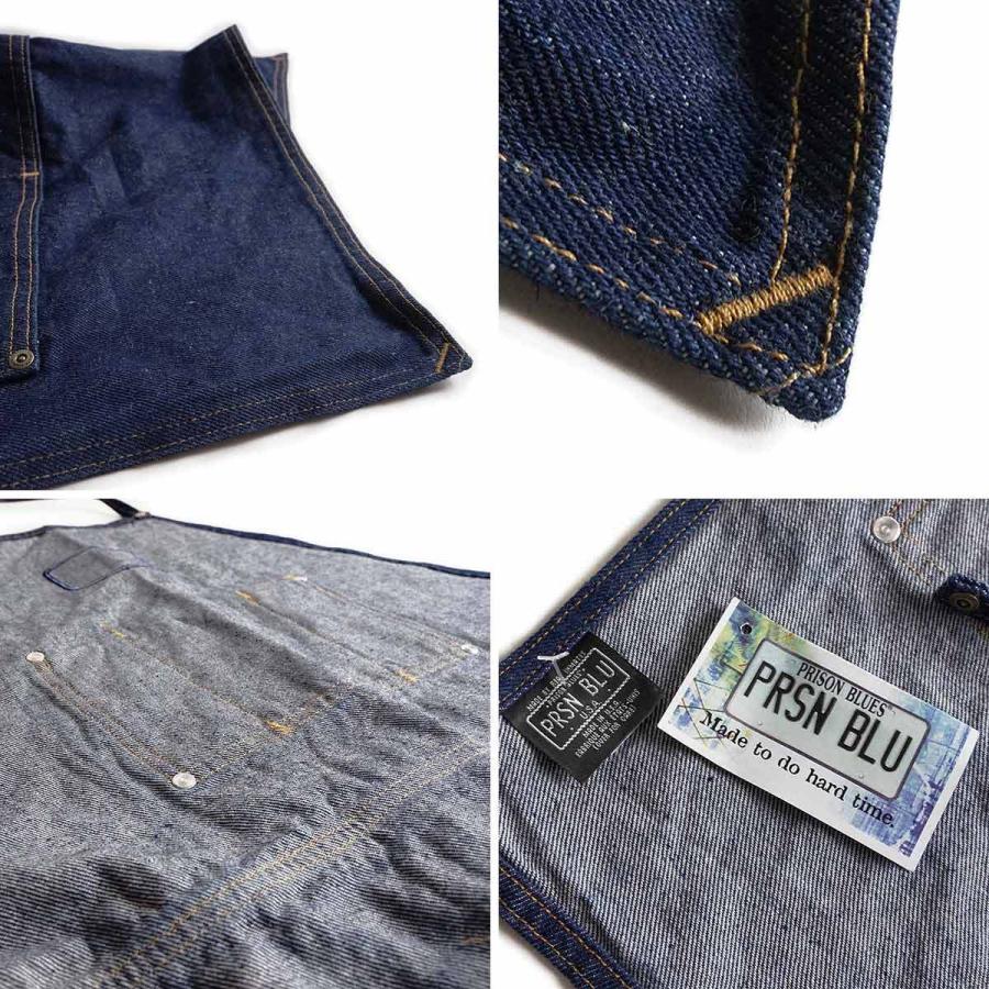 新品　未使用　PRSN BLU　プリズン　ブルー　ワークエプロン　ネイビー PRISON BLUES プリズンブルース エプロン メンズ レディース 515