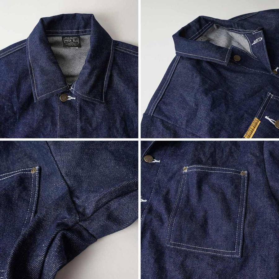 PRISON BLUES プリズンブルース デニムヤードコート リジッド