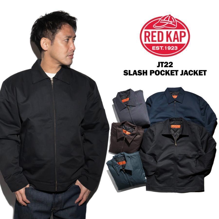 レッドキャップ Redkap Jt22 スラッシュポケット ワークジャケット 中綿ジャケット メンズ アウター Slash Pocket Jacket 外生地は汚れやシワに強い素材 ダ スーパーsale セール期間限定