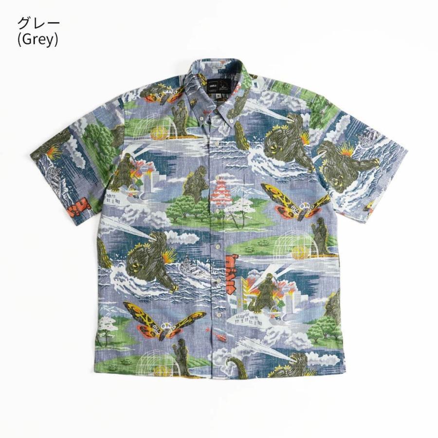 ゴジラのアロハシャツ
