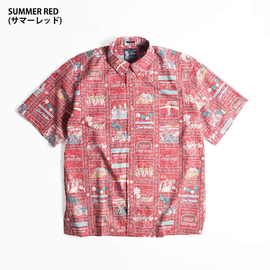 USA製レインスプーナービーチボーイズアロハシャツ reyn spooner レインスプーナー × ビーチボーイズ REYN SPOONER